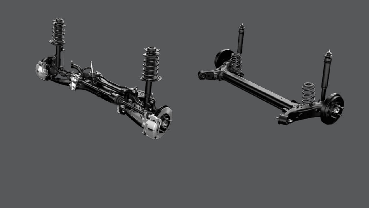 Hệ thống giảm sốc sau đã được tinh chỉnh